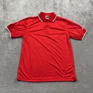 A4 Prime‎ Men's Coaches Team Polo Size M Red Short Sleeve Collared
